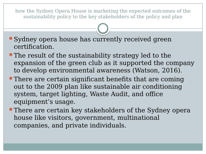 Developing Workplace Policy and Procedures for Sustainability at Sydney Opera House_2