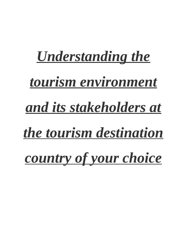 Understanding the Tourism Environment and Stakeholders in Thailand_1