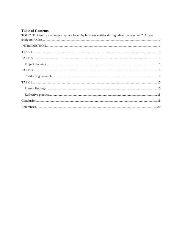 Challenges Faced by Business Entities During Talent Management A Case