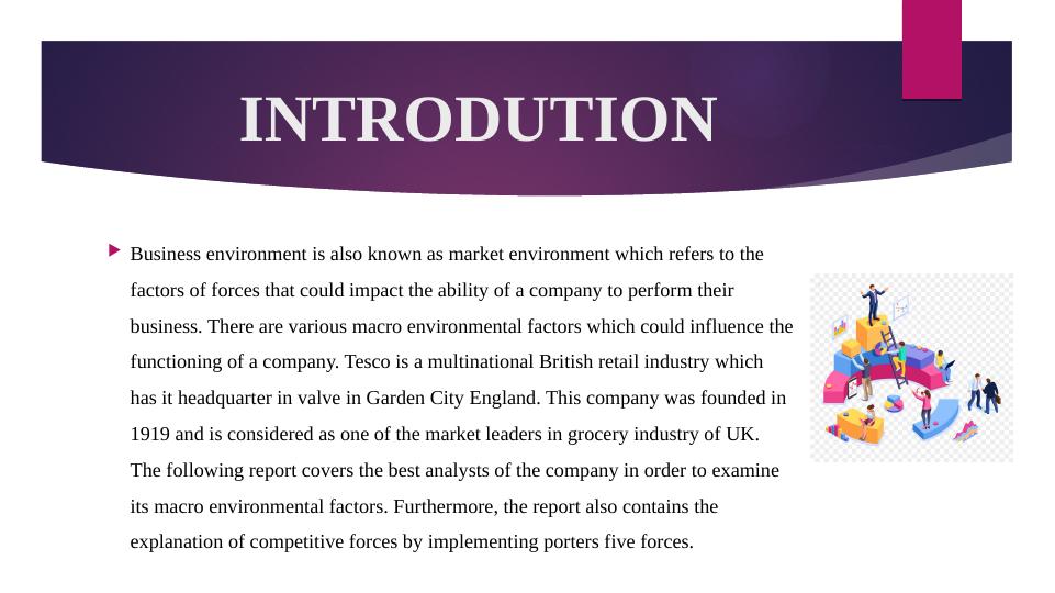 Analyzing the Macro Environmental Factors and Competitive Forces of Tesco_3