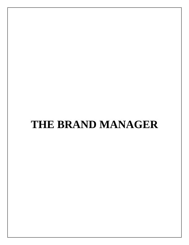The Brand Manager Report_1