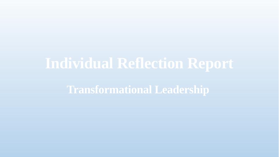 Transformational Leadership in the Hospitality Industry: Challenges and Reflections_1