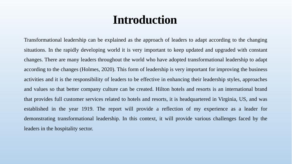 Transformational Leadership in the Hospitality Industry: Challenges and Reflections_3