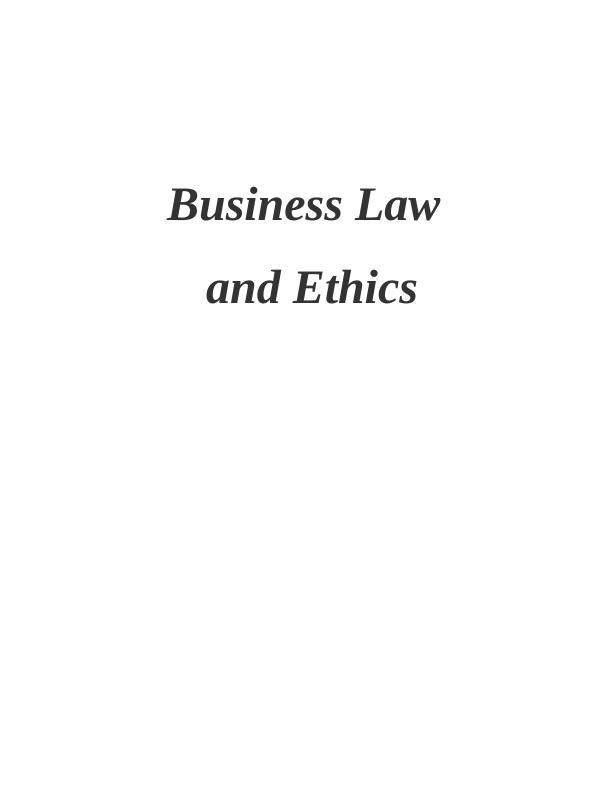 Business Law and Ethics: UK Employment Law and Corporate Social Responsibility_1