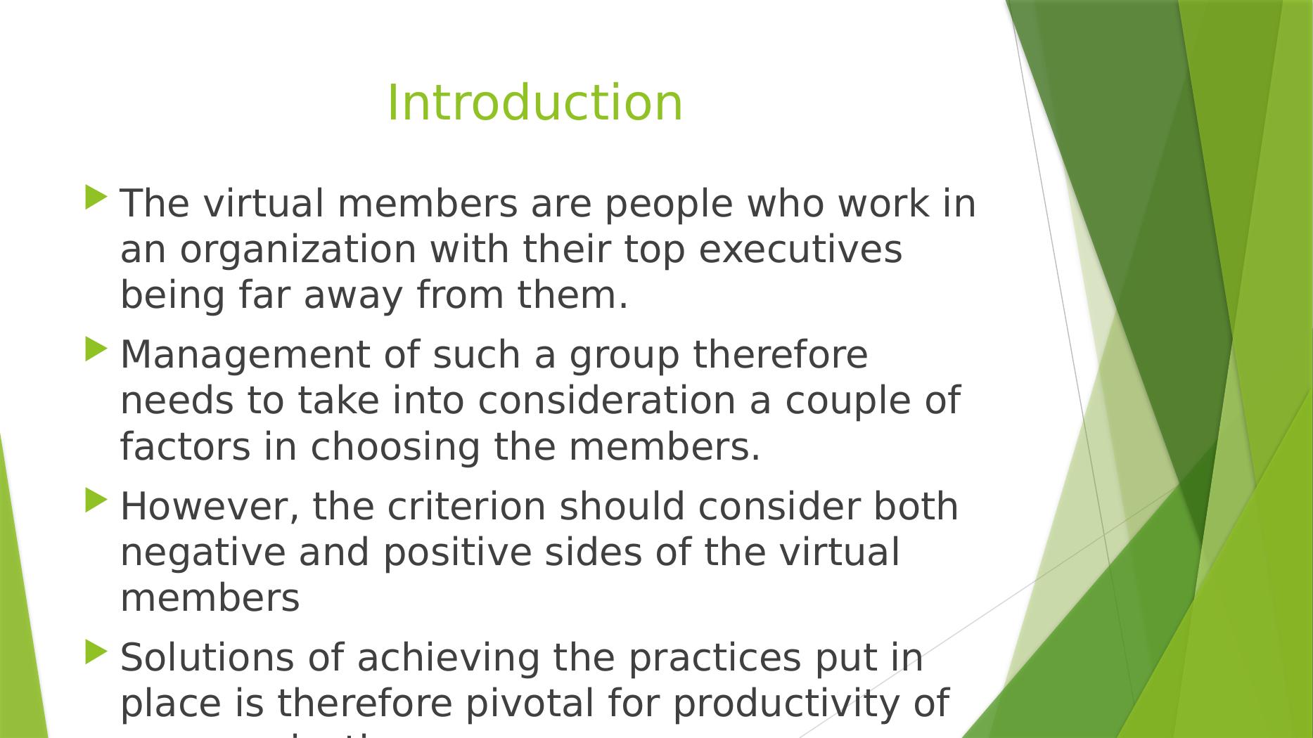 Effective Practices For Virtual Team Management | Desklib