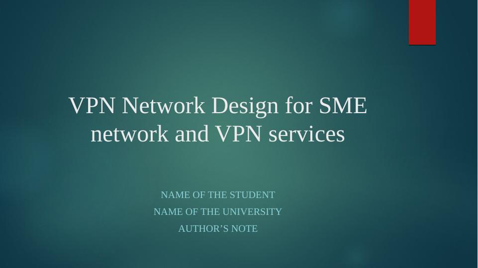 VPN Network Design for SME_1