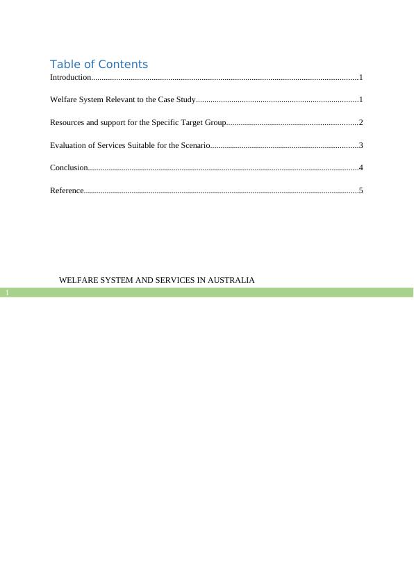 essays on australian welfare system