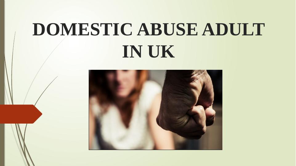Domestic Abuse Adult in UK Definition, Examples, Statistics, Signs