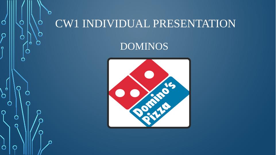SWOT Analysis of Domino's - CW1 Individual Presentation_1