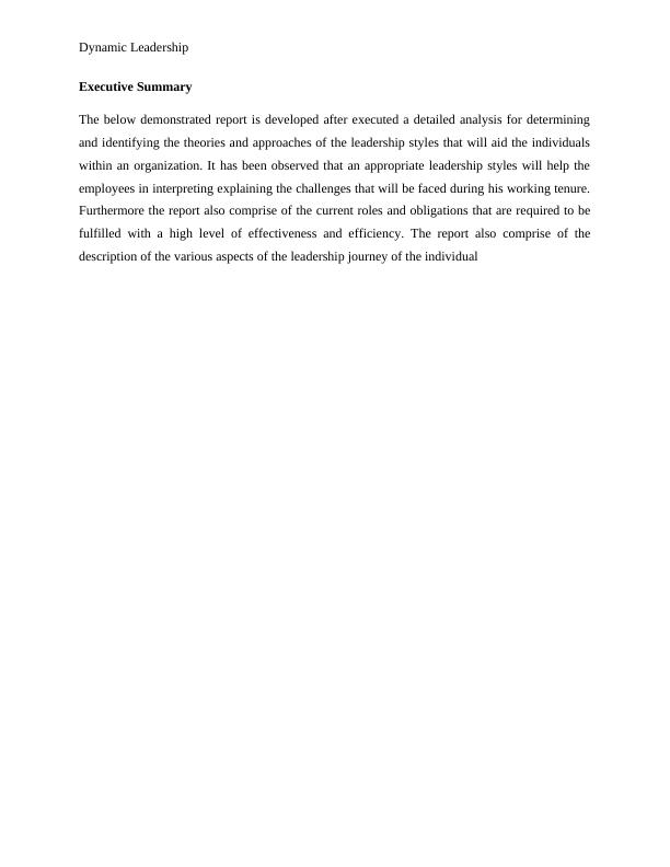 Dynamic Leadership Theories, Roles, and Challenges