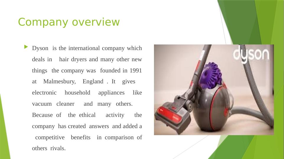 case study dyson innovation research and development