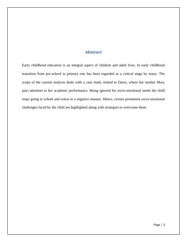 Early Childhood Education and Care: Case Study Analysis_2