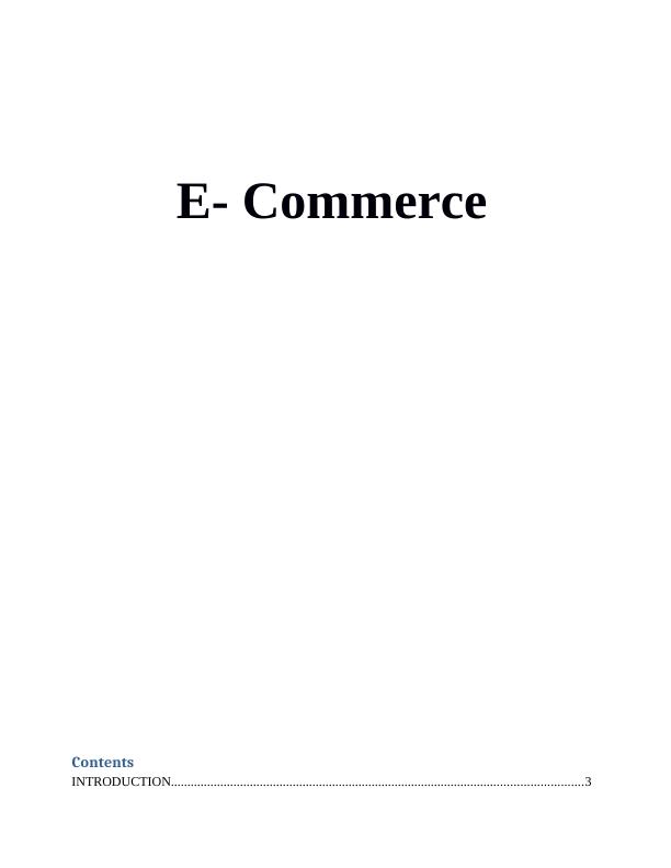 ECommerce Systems: A Case Study of Amazon_1