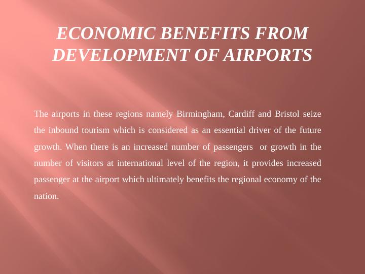 Economic Benefits of Airport Development in UK Birmingham, Cardiff