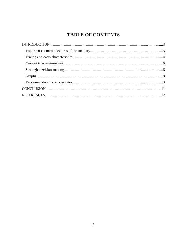 Economic Characteristics And Strategic Decision Making In Retail Industry 3587