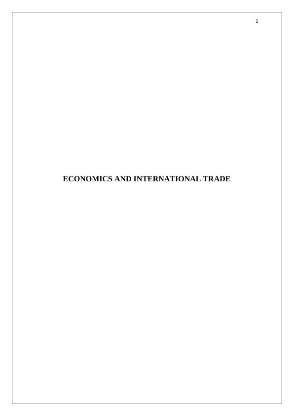 Economics and International Trade: GDP, Agriculture, and Solar Power Market of Australia_1