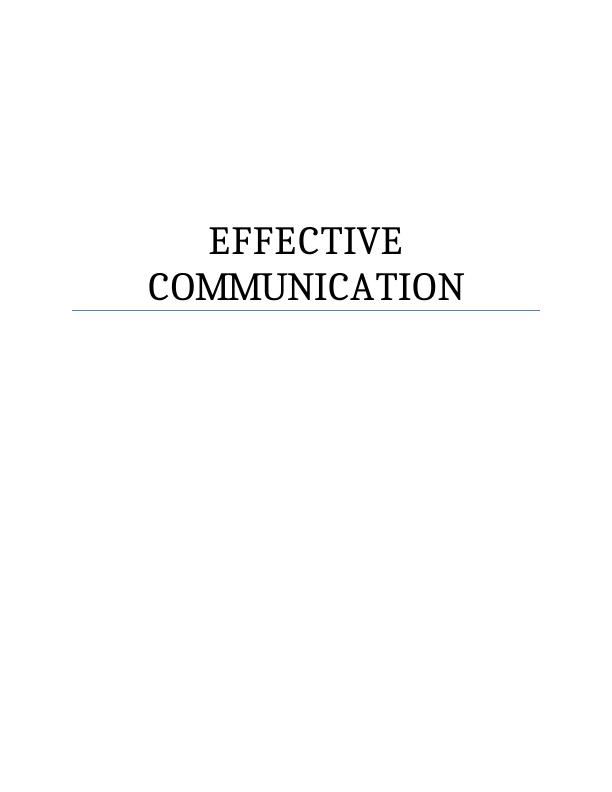 Effective Communication: Barriers and Strategies_1