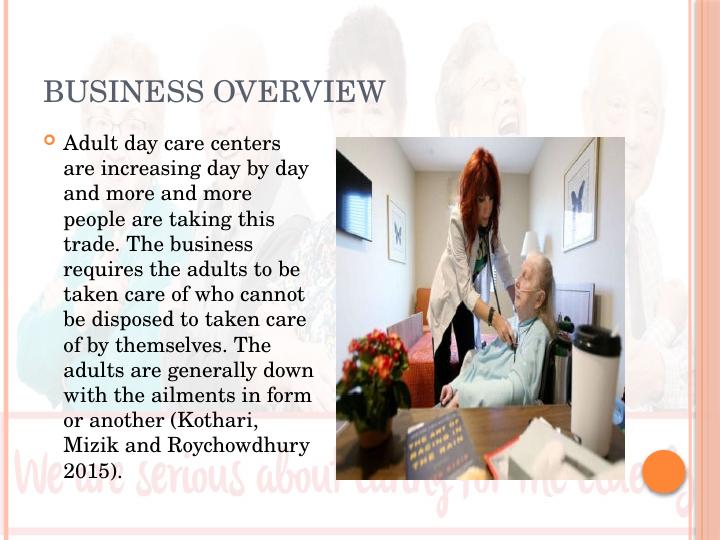 elderly day care business plan