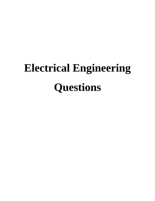 Electrical Engineering Questions_1