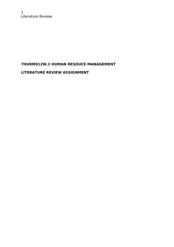 Employee Engagement and Organizational Performance: A Literature Review_1