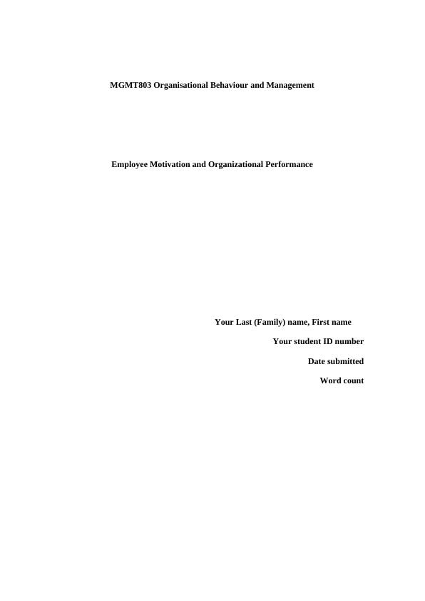 Employee Motivation and Organizational Performance_1