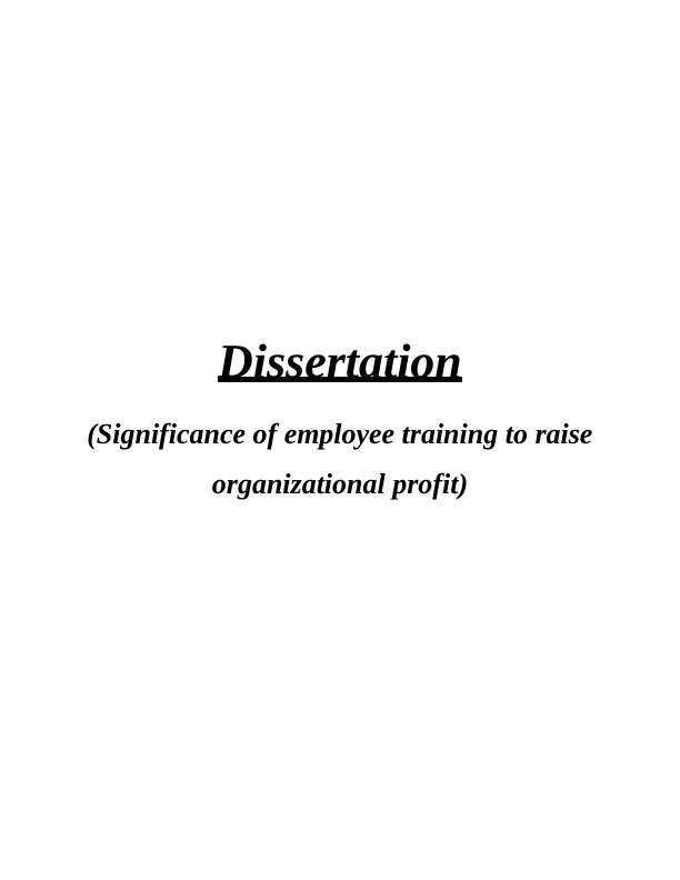 Significance of Employee Training to Raise Organizational Profit_1