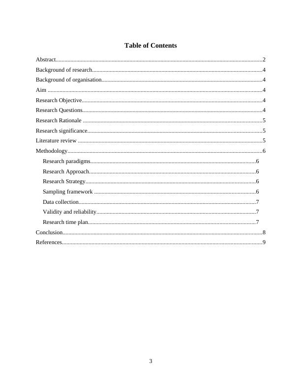 Research Proposal on Employee Turnover in ASDA