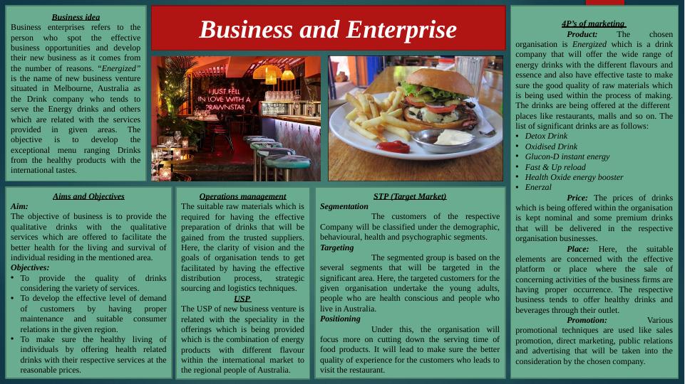 Energized A New Energy Drink Company in Melbourne