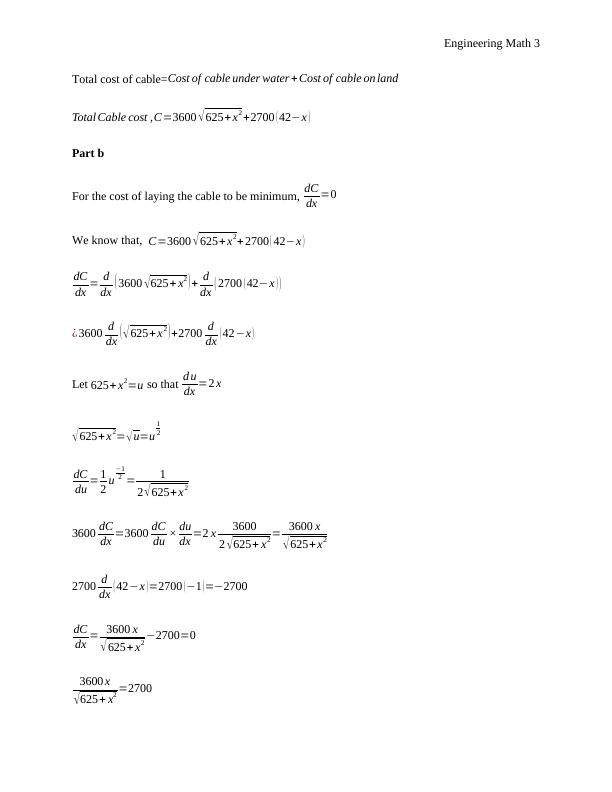 engineering math homework