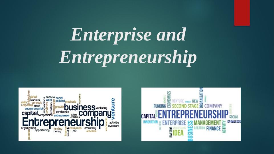 Enterprise And Entrepreneurship Business Idea Generation And   Enterprise Entrepreneurship Idea Generation Page 1 