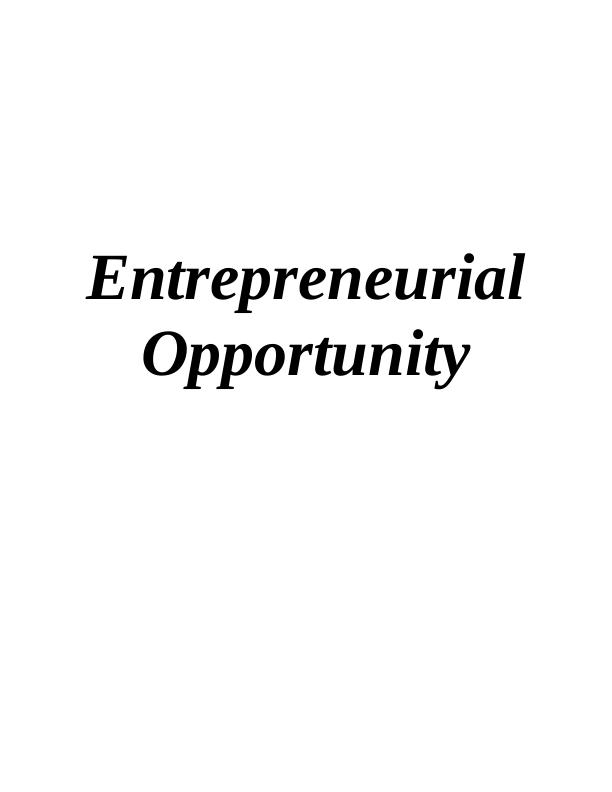 Entrepreneurial Opportunity: Overview of a Sustainable Solar Panel Start-up_1