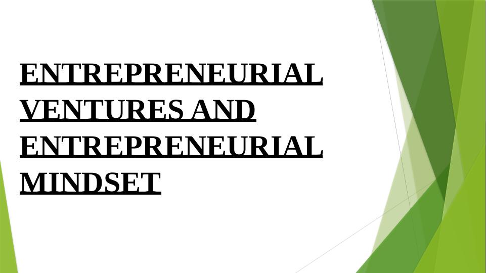 Entrepreneurial Ventures and Mindset: Definition, Scope, and Examples_1