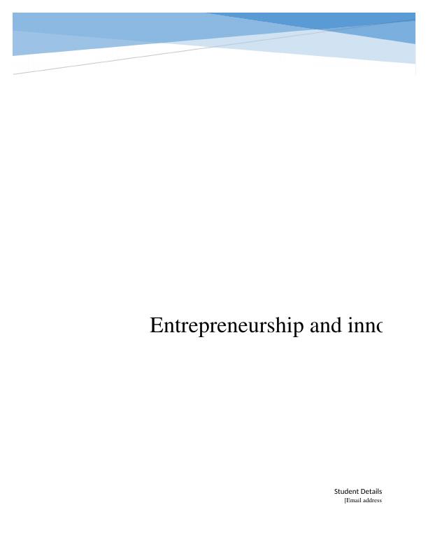 Entrepreneurship and Innovation: Resources and Skills for Success_1