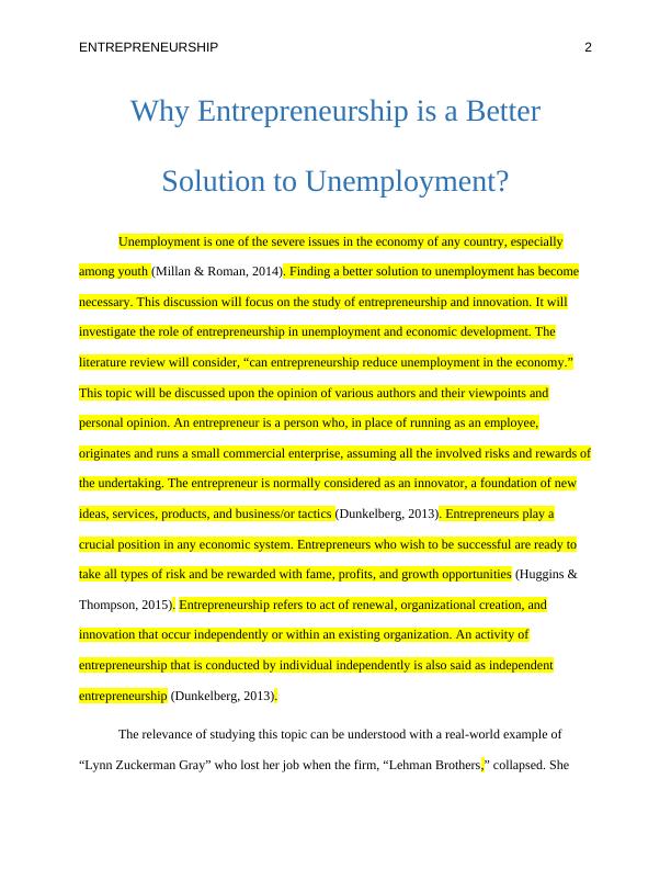 Why Entrepreneurship is a Better Solution to Unemployment?_3