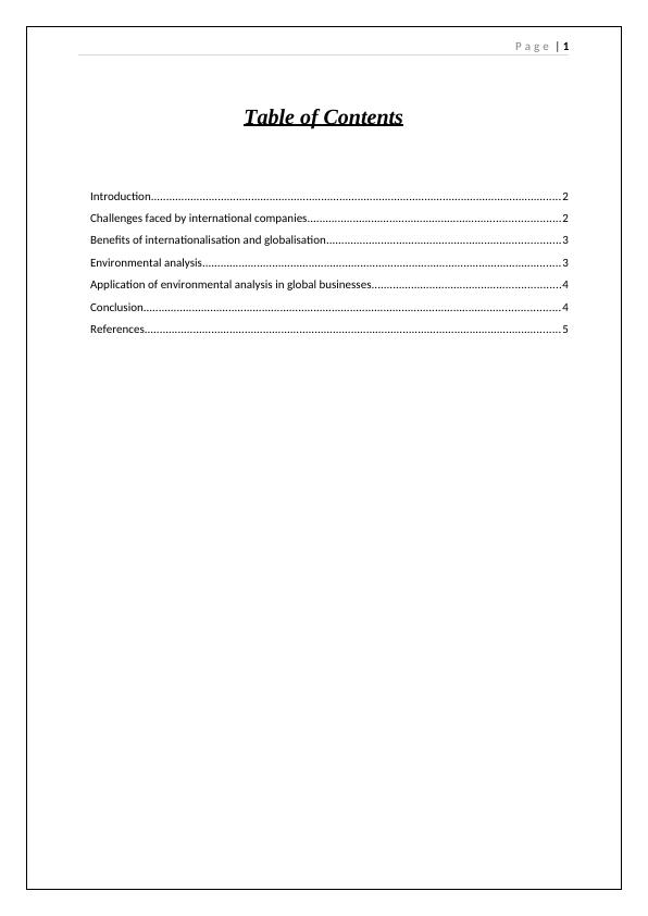 Environmental Analysis of Global and International Businesses_2