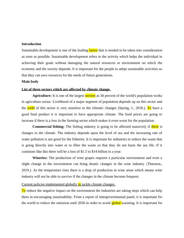 Environmental Impact Assessment Significance, Effectiveness, and Mitigation Measures Desklib