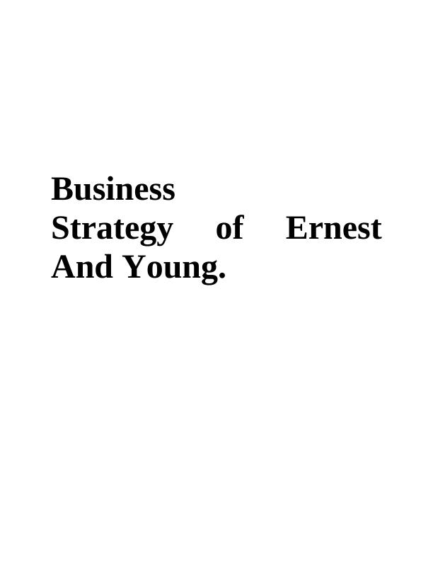 the ernst & young business plan guide