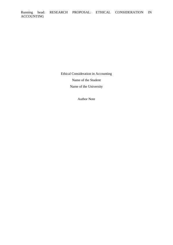 how do you write ethical consideration in a research proposal