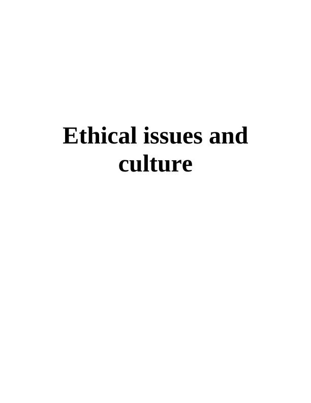 Ethical Issues and Culture in Business: A Study on Hofstede's Cultural Dimensions Theory_1