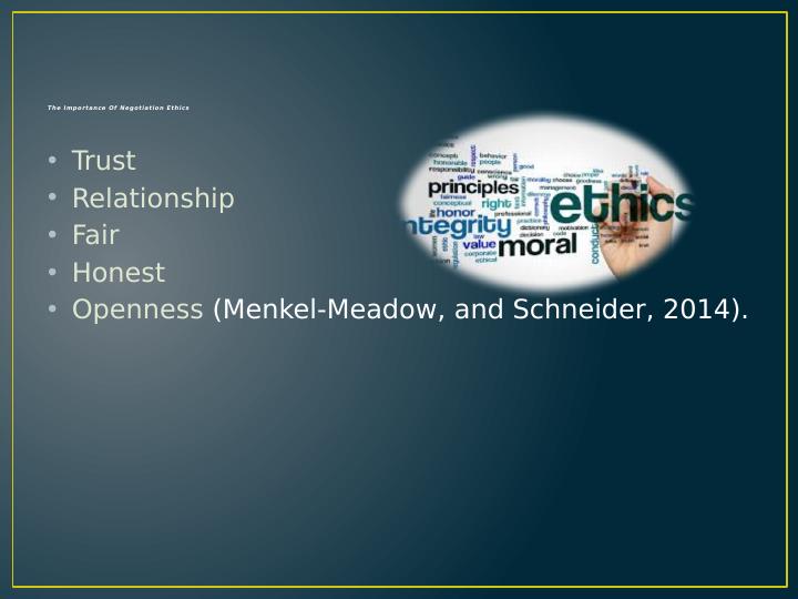 Ethics in Negotiation - Importance, Unethical Behavior, Good Ethics, and Strategies_4