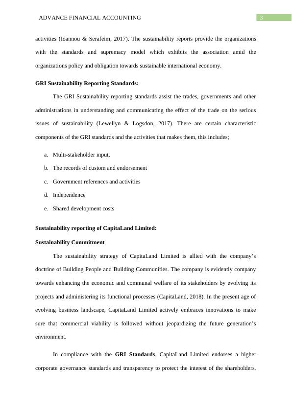 Evaluation of CapitaLand Limited Sustainability Reporting and Segmental Reporting under IFRS 8_4