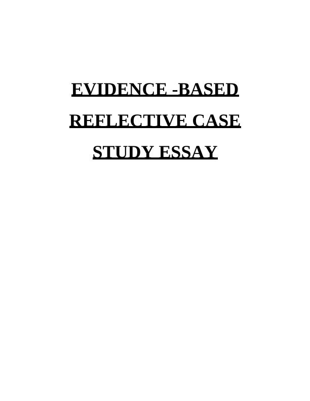 evidence based essay