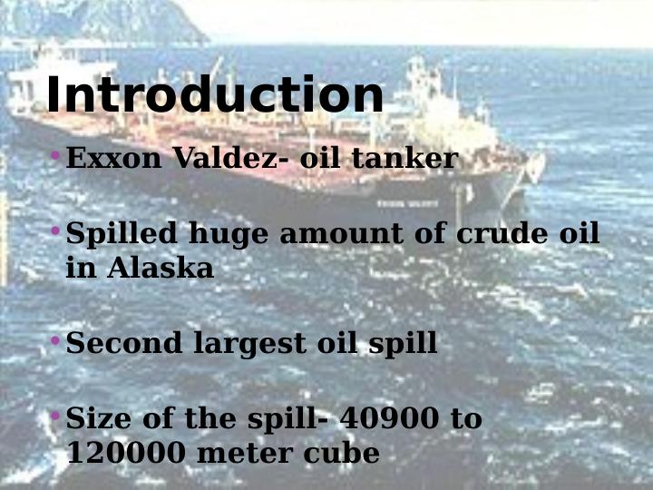 Exxon Valdez Oil Spill Impact Resolution And Recommendations