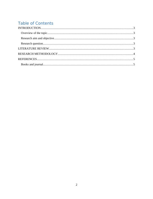 Factors Leading Obesity in Young Children - Research Proposal