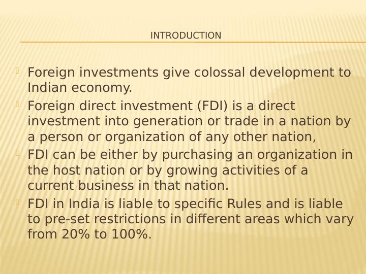 Foreign Direct Investment in India: Overview and Analysis_3