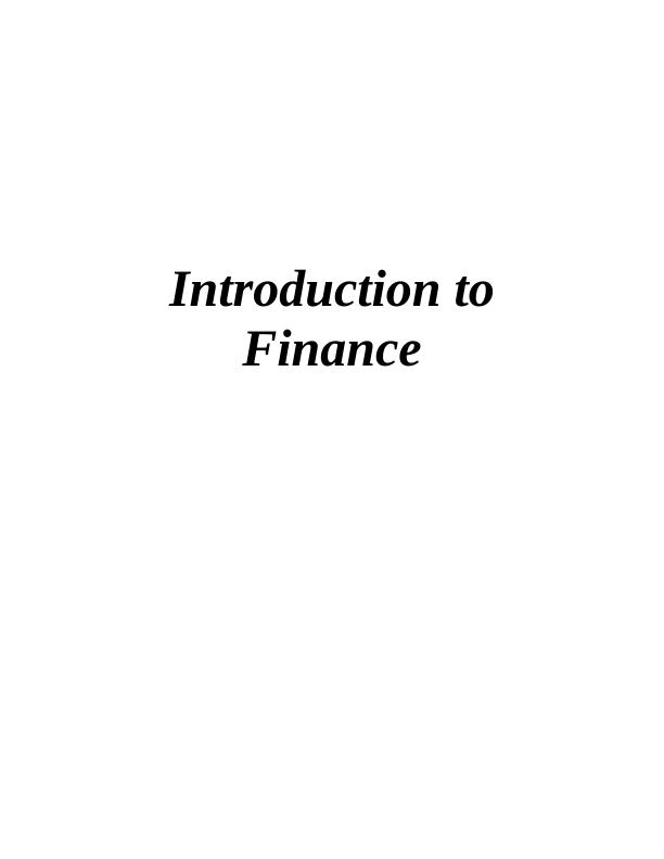 Introduction to Finance: Ratios, Financial Statements, Breakeven Point ...