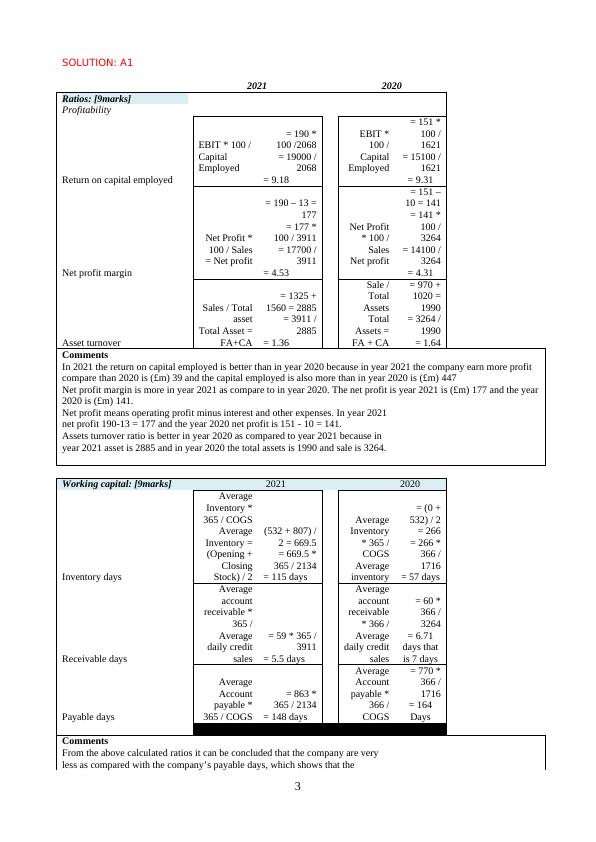 Financial Accounting Coursework on ASOS PLC and Giorgio F PLC_3