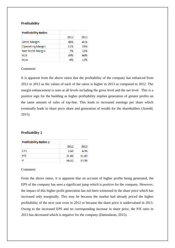 Financial Analysis of a Company: Profitability, Leverage, Efficiency and Liquidity_2