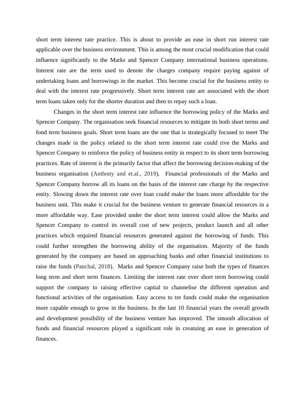 Financial Analysis of Marks and Spencer Company Desklib