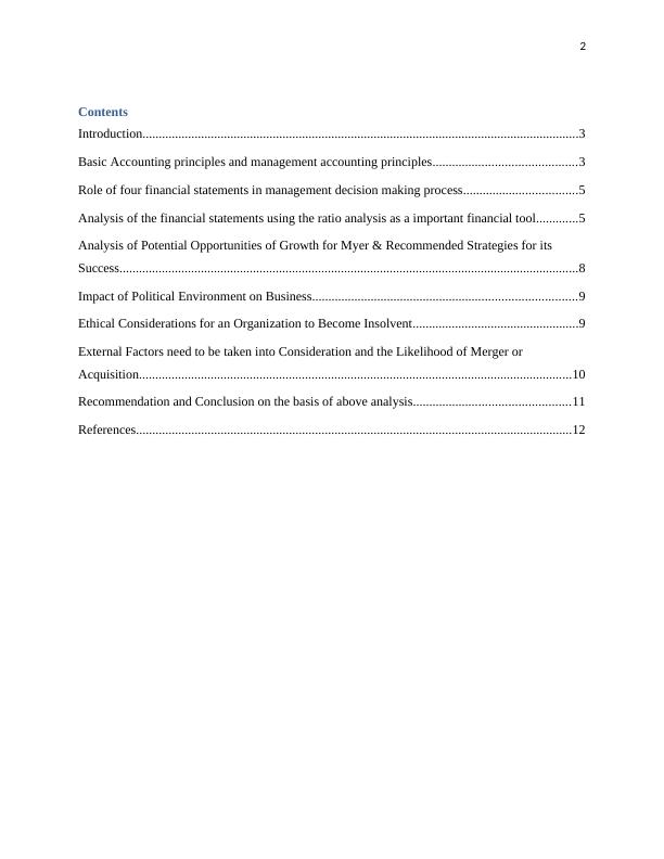 Financial Management: Accounting and Management Principles, Financial ...